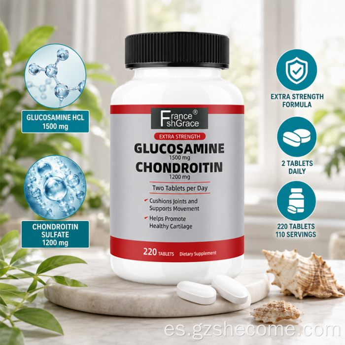 Shecome Glucosamina Condroitina Tabletas Apoyo Articular